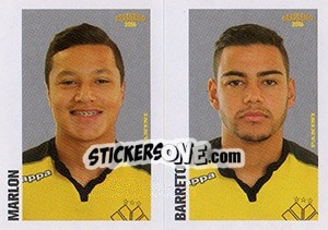 Sticker Marlon / barreto - Campeonato Brasileiro 2016 n. 366 - Panini