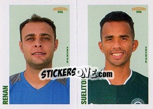 Sticker Renan / Suéliton - Campeonato Brasileiro 2016 n. 369 - Panini