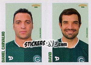 Sticker Daniel Carvalho / David - Campeonato Brasileiro 2016 n. 371 - Panini