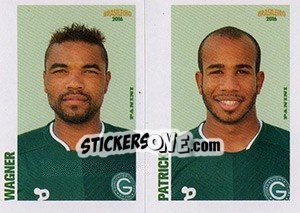 Sticker Wagner / Patrick - Campeonato Brasileiro 2016 n. 372 - Panini