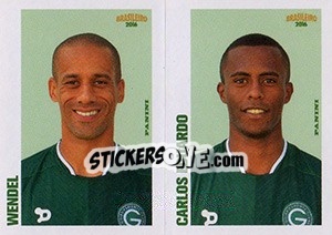 Sticker Wendel / Carlos Eduardo - Campeonato Brasileiro 2016 n. 373 - Panini