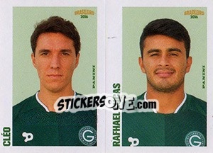 Sticker Cléo / Rafhael Lucas - Campeonato Brasileiro 2016 n. 374 - Panini