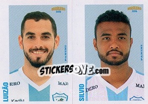 Sticker Luizão / Silvio - Campeonato Brasileiro 2016 n. 382 - Panini