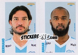 Sticker Germano / Jumar - Campeonato Brasileiro 2016 n. 384 - Panini