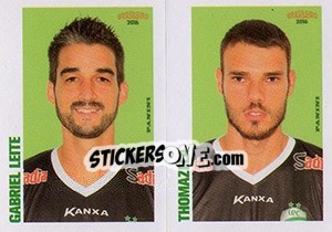 Sticker Gabriel Leite / Thomazela - Campeonato Brasileiro 2016 n. 387 - Panini