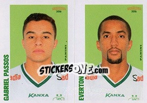 Sticker Gabriel Passos/everton - Campeonato Brasileiro 2016 n. 388 - Panini