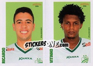 Sticker Ricardo / Vitinho - Campeonato Brasileiro 2016 - Panini