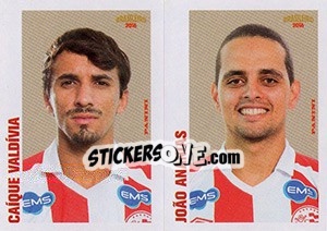 Sticker Caíque Valdívia / João Ananias - Campeonato Brasileiro 2016 n. 396 - Panini