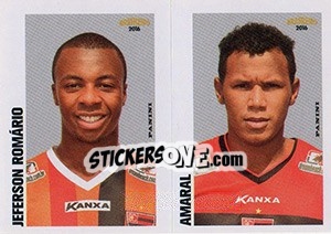 Sticker Jeferson Romário / amaral - Campeonato Brasileiro 2016 n. 399 - Panini