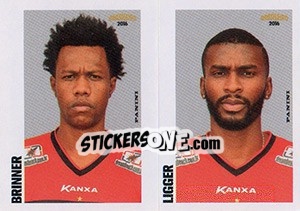 Sticker Brinner / Ligger - Campeonato Brasileiro 2016 n. 400 - Panini