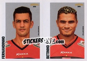 Sticker Fernandinho / Betinho - Campeonato Brasileiro 2016 n. 401 - Panini