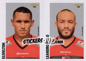 Sticker Elivelton / Leandro Melo - Campeonato Brasileiro 2016 n. 402 - Panini