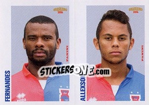 Sticker Fernandes / Allexson - Campeonato Brasileiro 2016 n. 407 - Panini