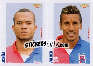 Sticker Uchôa / Válber - Campeonato Brasileiro 2016 n. 409 - Panini