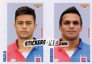 Sticker Vilela / Robson - Campeonato Brasileiro 2016 n. 410 - Panini