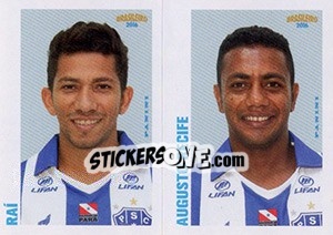 Sticker Raí / Augusto Recife - Campeonato Brasileiro 2016 n. 413 - Panini