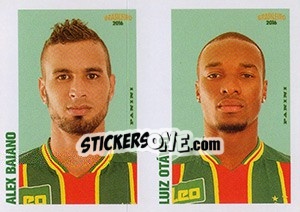 Sticker Alex Baiano / Luiz Otávio - Campeonato Brasileiro 2016 n. 418 - Panini
