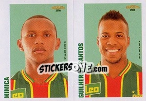 Figurina Mimica / Guilherme Santos - Campeonato Brasileiro 2016 n. 419 - Panini