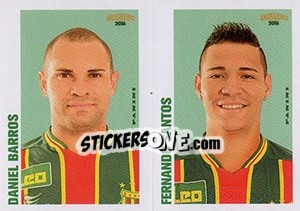 Sticker Daniel Barros / Fernando Santos - Campeonato Brasileiro 2016 - Panini