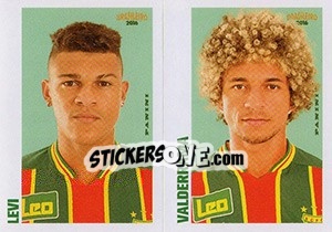 Sticker Levi / Valderrama - Campeonato Brasileiro 2016 n. 421 - Panini