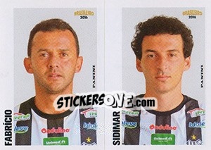 Figurina Fabrício / Sidimar - Campeonato Brasileiro 2016 n. 424 - Panini