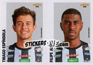 Sticker Thiago Espíndola / Filipe Alves - Campeonato Brasileiro 2016 - Panini