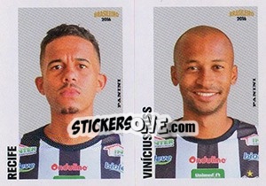 Sticker Recife/Vinícius Kiss - Campeonato Brasileiro 2016 - Panini