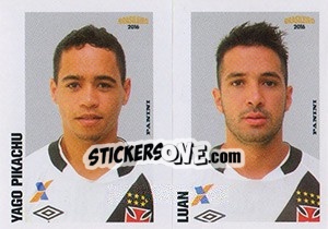 Sticker Yago Pikachu / Luan - Campeonato Brasileiro 2016 n. 430 - Panini