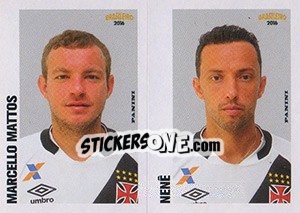 Sticker Marcello Mattos / Nenê - Campeonato Brasileiro 2016 n. 433 - Panini