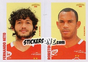Sticker Fernando Neto / Robston - Campeonato Brasileiro 2016 n. 438 - Panini