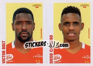 Sticker Victor Bolt / diego Cardoso - Campeonato Brasileiro 2016 n. 439 - Panini