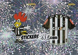 Sticker Mascote / Camisa - Campeonato Brasileiro 2016 n. E7-E8 - Panini