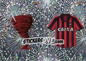 Cromo Mascote / Camisa - Campeonato Brasileiro 2016 n. E11-E12 - Panini