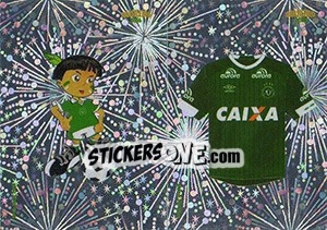 Sticker Mascote / Camisa - Campeonato Brasileiro 2016 - Panini