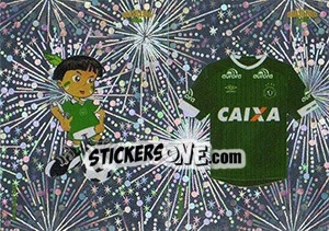 Sticker Mascote / Camisa - Campeonato Brasileiro 2016 n. E19-E20 - Panini