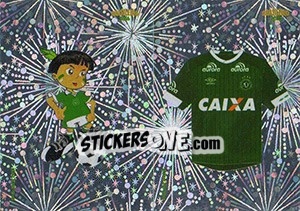 Cromo Mascote / Camisa - Campeonato Brasileiro 2016 - Panini