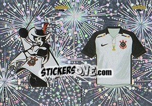 Cromo Mascote / Camisa - Campeonato Brasileiro 2016 n. E23-E24 - Panini