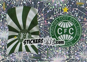 Sticker Bandeira / Escudo - Campeonato Brasileiro 2016 n. E25-E26 - Panini