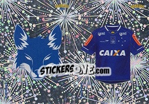 Cromo Mascote / Camisa - Campeonato Brasileiro 2016 n. E31-E32 - Panini