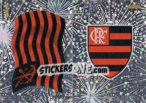Sticker Bandeira / Escudo - Campeonato Brasileiro 2016 n. E37-E38 - Panini