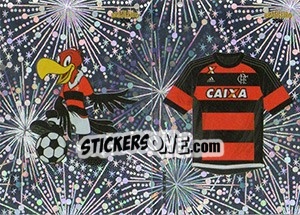 Sticker Mascote / Camisa - Campeonato Brasileiro 2016 n. E39-E40 - Panini