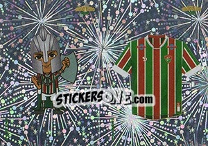 Cromo Mascote / Camisa - Campeonato Brasileiro 2016 n. E43-E44 - Panini