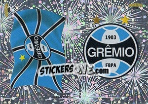 Sticker Bandeira / Escudo - Campeonato Brasileiro 2016 n. E45-E46 - Panini