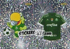 Cromo Mascote / Camisa - Campeonato Brasileiro 2016 n. E55-E56 - Panini