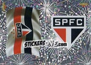 Sticker Bandeira / Escudo - Campeonato Brasileiro 2016 n. E69-E70 - Panini