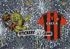 Cromo Mascote / Camisa - Campeonato Brasileiro 2016 n. E75-E76 - Panini