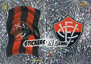 Sticker Bandeira / Escudo - Campeonato Brasileiro 2016 n. E77-E78 - Panini