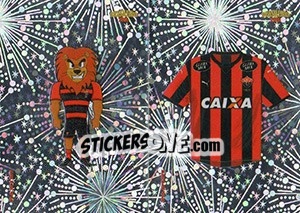 Cromo Mascote / Camisa - Campeonato Brasileiro 2016 n. E79-E80 - Panini