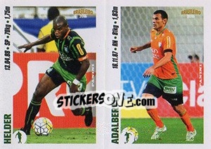 Sticker Helder / Adalberto - Campeonato Brasileiro 2016 n. x1-x2 - Panini