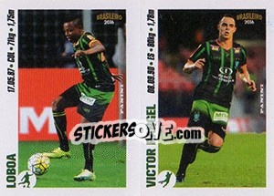 Sticker Loboa / Victor Rangel - Campeonato Brasileiro 2016 n. x5-x6 - Panini